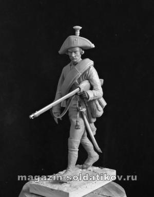 Русский мушкетер (или фузелер) гренадерских полков, 1797-1801 54 мм, Chronos miniatures