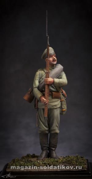 Рядовой пехотных полков РИА 1914-17 гг. 54 мм, Chronos miniatures