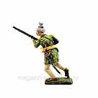 Миниатюра из олова Тюфекчи-мушкетер провинциальной пехоты XVIII Османская империя, 54 мм, Большой полк