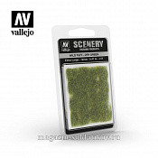 Темно-зеленая трава, сухой пучок Vallejo Scenery, имитация. Высота 12 мм - фото