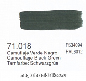 Камуфляжный черно-зеленый , Vallejo - фото