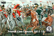 Солдатики из пластика АР 054 Французские шеволежеры (1:72), Waterloo - фото