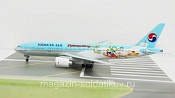 Масштабная модель в сборе и окраске Д Самолет в сборе «Корейские авиалинии 777-200» (1:400), Dragon - фото
