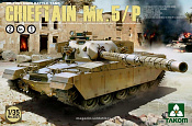 Сборная модель из пластика Британский основной танк Chieftain Mk.5/P (2 в 1) 1/35 Takom - фото