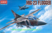 Сборная модель из пластика Самолет МиГ-23 Flogger 1:144 Академия - фото