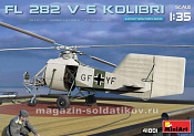 Сборная модель из пластика Вертолет Fl 282 V-6 Колибри, MiniArt (1/35) - фото