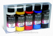 Набор кроющих красок 5х60 мл. Vallejo Premium. Краски, химия, инструменты - фото