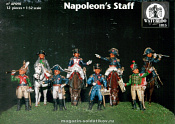Солдатики из пластика АР 090 Французский штаб Наполеона (1:32), Waterloo - фото