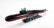Подводная лодка «Владимир Мономах» 1/350 - масштабная модель в сборе и окрасе - фото