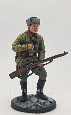 Миниатюра в росписи Советский снайпер 1941-43 гг, 54 мм - фото