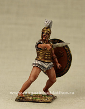 Миниатюра в росписи Греческий воин, 54 мм - фото