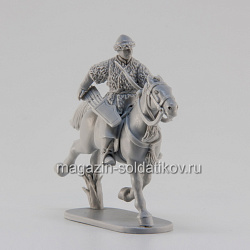 Сборная миниатюра из смолы Сибирско-татарский ополченец, 28 мм, Аванпост
