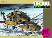 Сборная модель из пластика Д Вертолет UH-60L Blackhawk (1/144) Dragon - фото