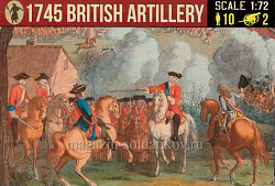 Солдатики из пластика British Artillery 1745 (1/72) Strelets