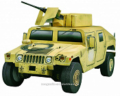 Сборная модель из картона. Серия: Авто. Масштаб 1/24. HMMWV (военный) Умбум - фото