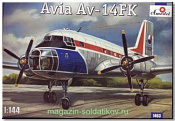 Сборная модель из пластика Avia Av-14 FK самолет Amodel (1/144) - фото