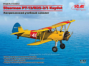 Сборная модель из пластика Stearman PT-13/N2S-5 Kaydet, Американский учебный самолет (1:32), ICM - фото
