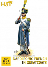 Солдатики из пластика Napoleonic French Infantry in Greatcoats (1:72), Hat - фото