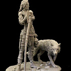 Сборная миниатюра из смолы Gondukk («She-Wolf»), 75 mm (1:24) Medieval Forge Miniatures