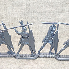 Фигурки из бронзы Римский легион. Гастаты и принципы (12 шт, пластик, серебряный), Воины и битвы