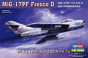 Сборная модель из пластика Самолет «MiG-17F Fresco D » (1/48) Hobbyboss - фото