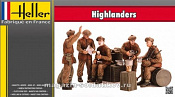 Сборные фигуры из пластика Солдаты Highlanders 1:35 Heller - фото