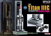 Д Космический аппарат Titan IIIC with Launch pad (1/400) Dragon. Космос - фото