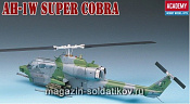 Сборная модель из пластика Вертолет АН-1W Супер Кобра 1:35 Академия - фото
