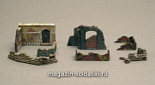 Сборная модель из пластика ИТ Аксессуары Стены и руины 2 (1/72) Italeri - фото
