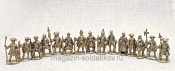 Фигурки из бронзы Полтавская битва (набор 15 шт), 25 мм, Unica - фото