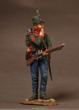 Сборная фигура из смолы Британский сержант 60-го (Королевского Американского) полка, 54 мм, Chronos miniatures - фото
