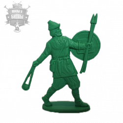 Солдатики из пластика Пращник (зеленый), Воины и битвы