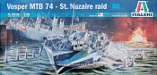 Сборная модель из пластика ИТ Vosper MTB 74 «St. Nazaire Raid» Торпедный катер (1/35) Italeri - фото