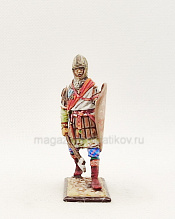 Миниатюра из олова Новгородский ратник XI-XII вв., 54 мм, Студия Большой полк - фото