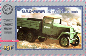 Сборная модель из пластика Грузовик ГАЗ-ММ 1943 г., 1:72, PST - фото
