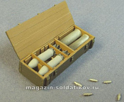 Аксессуары из смолы Ящик с 122мм кумулятивными снарядами (БП-1), 1:35, Tank - фото