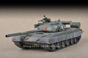 Сборная модель из пластика Русский танк Т-80Б МБТ, 1:72 Трумпетер - фото