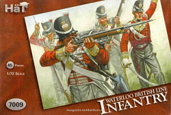 Солдатики из пластика Waterloo British Line Infantry, (1:72), Hat