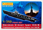 ФЛ 235305Ф Набор фототравления для германской подводной лодки типа IX A/B (1/350) Flagman - фото