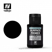 Грунт черный гляцевый 32ml Vallejo - фото