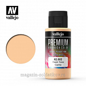Краска акрил-уретановая Vallejo Premium, телесная, 60 мл, Vallejo Premium - фото