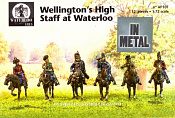Фигурка из металла АР 101 Штаб Веллингтона, Ватерлоо (1:72), Waterloo - фото