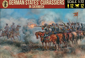 Солдатики из пластика German States' Cuirassiers in Skirmish (1/72) Strelets - фото