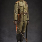 Сборная миниатюра из металла Офицер пехотных полков РИА 1914-17 гг. 54 мм, Chronos miniatures