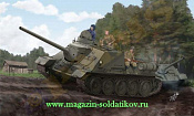 Сборная модель из пластика САУ Советский истребитель танков СУ-100, 1:16 Трумпетер - фото