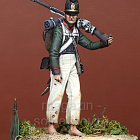Сборная фигура из смолы SM 5431 Фузилёр легкого батальона. Бавария. 1812 год, 54 мм, SOGA miniatures