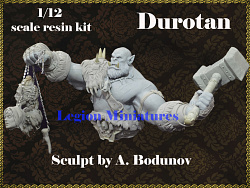 Сборная миниатюра из смолы Durotan, 1/10 Legion Miniatures