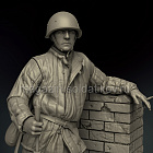 Сборная фигура из смолы SM 1603 Пулемётчик РККА.1943-1945, 1:16, SOGA miniatures
