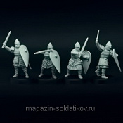 Italo-Norman Knights miniature set for SAGA, 28mm, Brother Vinni`s - фото