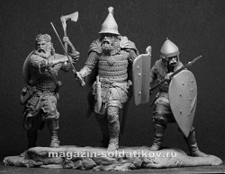 Сборные фигуры из смолы Русичи, XIV в, 54 мм, Chronos miniatures